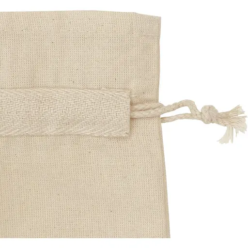 Мішечок із бавовни Rosa Talent 20х30 см невибілена бавовна 135 г/м2   - фото 3