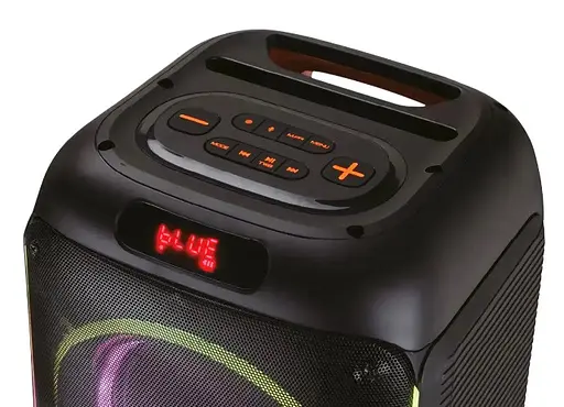 Портативная караоке колонка ZXX-5502 переносной динамик с беспроводным микрофоном и подсветкой FM-радио Bluetooth 80 Вт - фото 4