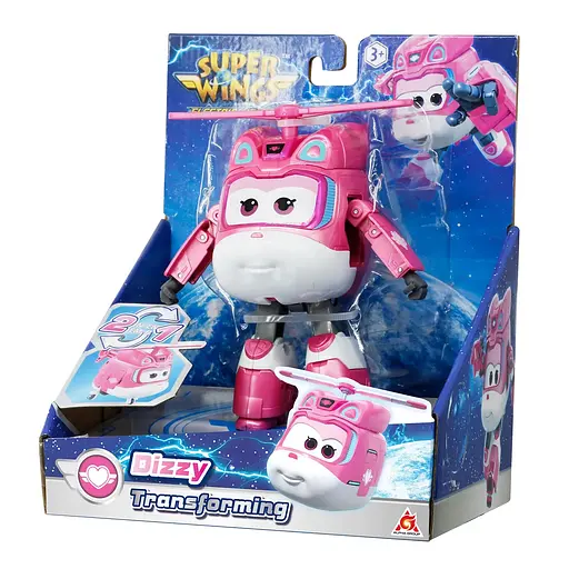 Ігрова фігурка-трансформер Super Wings Transforming Діззі (Dizzy) 12.5 см (EU780240) - фото 10