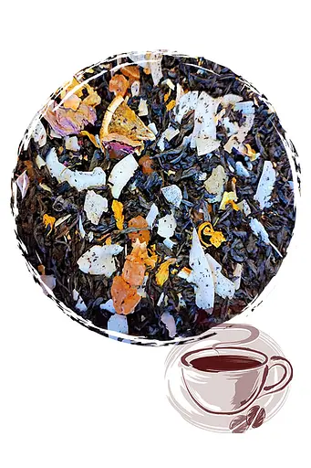 Чай черный Brayval Карибский коктейль 500 г - фото 1