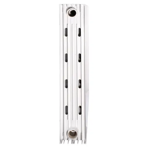 Радіатор біметалевий секційний Queen Therm 500/100 Vertical (кратно 10), Білий - фото 2