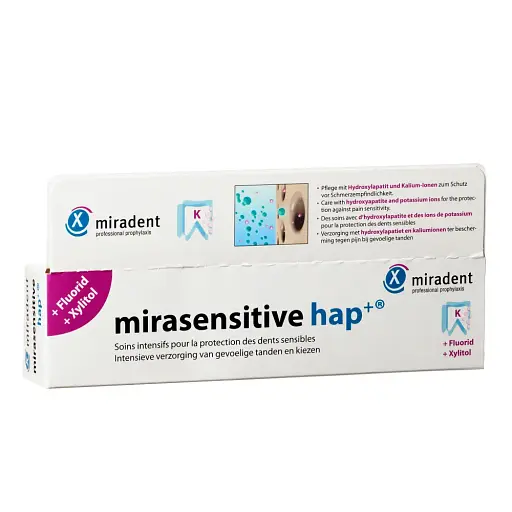 Зубна паста для чутливих зубів 50 мл Mirasensitive hap+, Miradent - фото 1