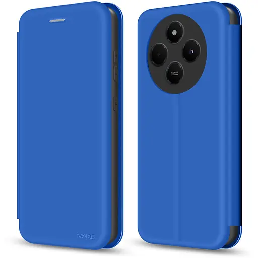 Чехол-книга Make Xiaomi Redmi 14C/Poco C75/Redmi A4 Flip Blue