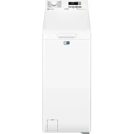 Стиральная машина Electrolux вертикальная 6 кг 1000 A+++ 60 см дисплей белый