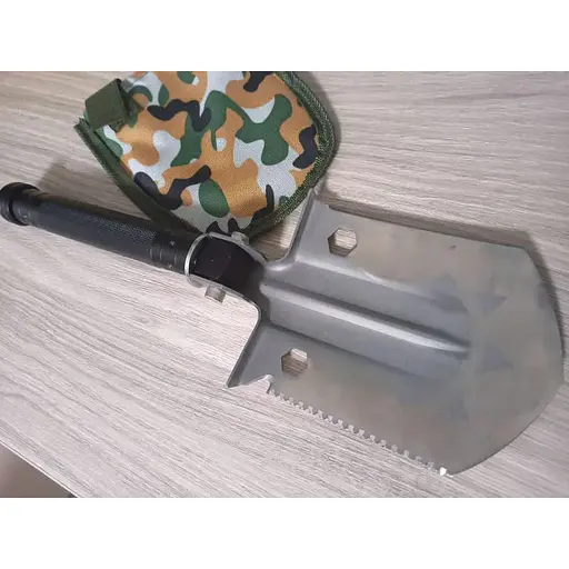 Штыковая лопата складная туристическая стальная пила креса - фото 4