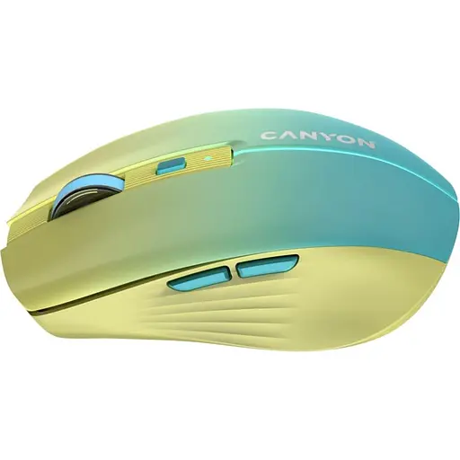 Миша Canyon MW-44 Wireless Charge Yellow Blue (CNS-CMSW44UA) - фото 4