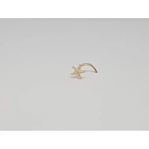 Золота сережка-пірсинг Dear в ніс Dear. 1025 - фото 3