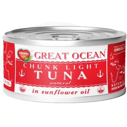 Тунец целый в подсолнечном масле Great Ocean 170 г