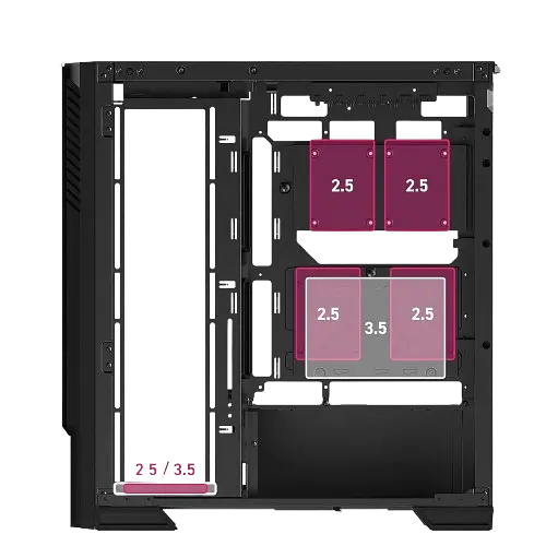 Корпус MSI MPG Velox 300R AirFlow PZ ARGB Black - фото 5