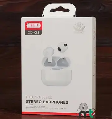 Бездротові навушники BT XO X12 TWS сенсорні (Білий) - фото 4
