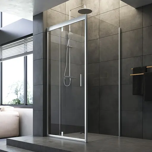 Душевая кабина AM.PM Gem Square Pivot (W90UG-404-9090-MT) - фото 1