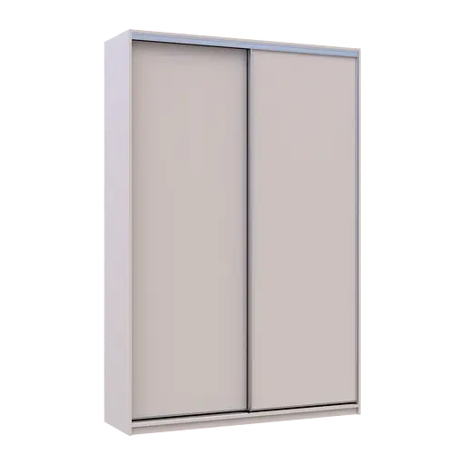 Шкаф купе Doros Сити Лайт Кашемир 2 ДСП 150х45х225 (80736350) - фото 2
