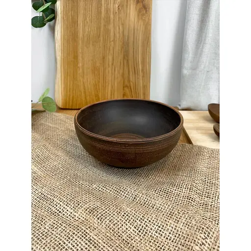 Миска керамическая (глиняная) Гладкая 700 мл