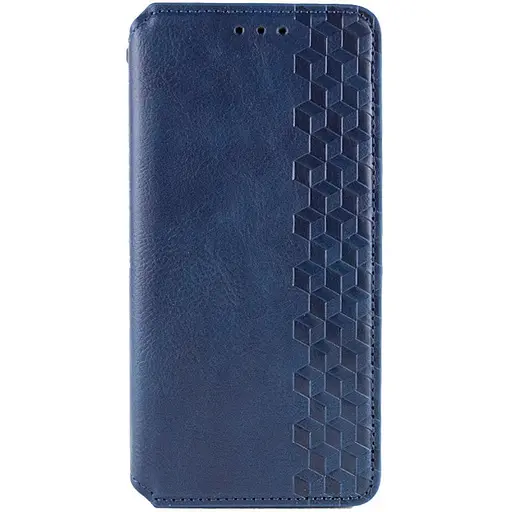 Шкіряний чохол-книжка Getman Cubic PU для ZTE Blade A52 Синій