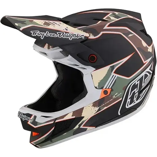 Велошолом Troy Lee Designs D4 Composite Helmet Matrix Camo Army Green XL (1106-140035005)