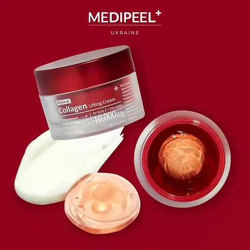 Уцінка. Подвійний ліфтинг-крем Medi-Peel Retinol Collagen Lifting Cream з ретинолом і колагеном 50 мл - фото 2
