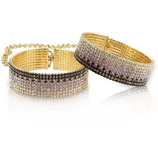 Лакшері наручники-браслети з кристалами Rianne S: Diamond Cuffs - фото 2
