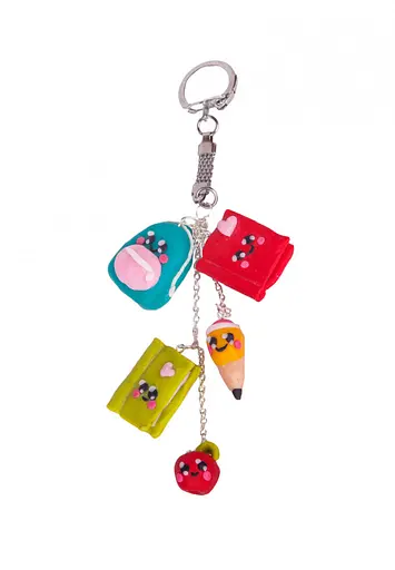 Детский набор для лепки из полимерной глины "Школьный" (ПГ-004) PG-004 брелок - фото 2