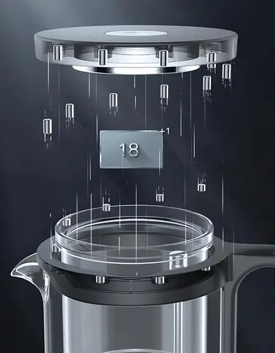 Чайник-заварник Bonston «Магнето», 500 мл - Синий - фото 3