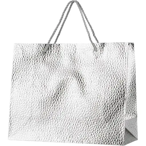 Пакет подарунковий PY031938 Срібний - фото 1