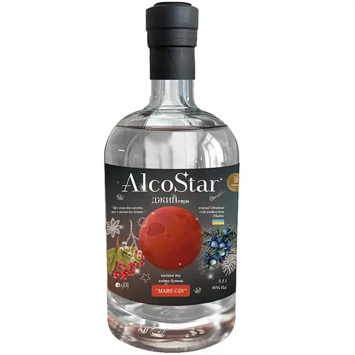 Напиток алкогольный AlcoStar Джиневра Калина и цветы бузины 40% 0.5 л 