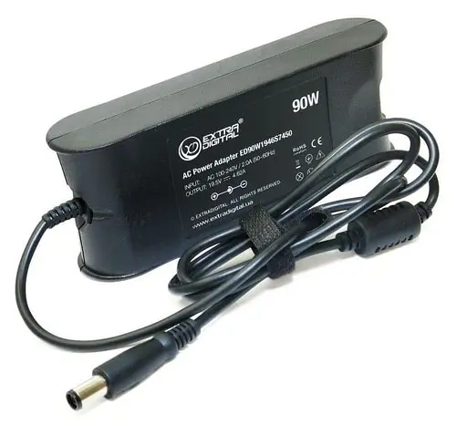Блок живлення для ноутбука Extradigital для ноутбуков Dell 19.5V, 4.62A, 90W, 7.4x5.0 (PSD3805) - фото 1