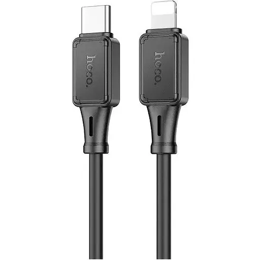 Кабель Hoco Type-C to Lightning Assistant PD silicone charging data cable X101 1 м 27W - фото 1