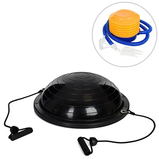 Балансировочная платформа с эспандером Bambi MS 2609-10 диаметр 60 см - фото 3