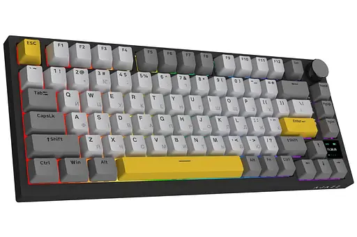 Клавиатура игровая механическая беспроводная Ajazz AK-820B PRO Black RGB Gift Switch Hot-Swap 2.4G/Bluetooth/USB - фото 5