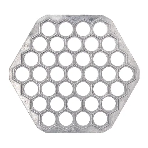 Форма для швидкого ліплення пельменів пельменниця шестигранна посилена на 37 пельменів, RS 83444 - фото 1