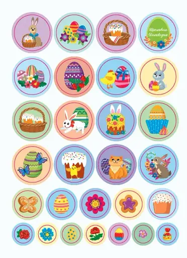 Великодні наліпки. Пасхальні подарунки - фото 2