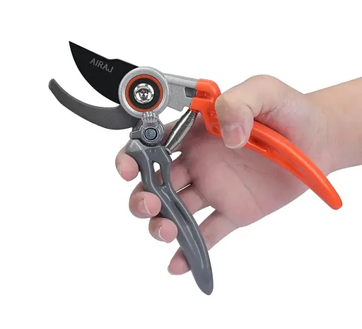 Садовый секатор Airaj 2107B профессиональный из нержавеющей стали 21.2 см - фото 4