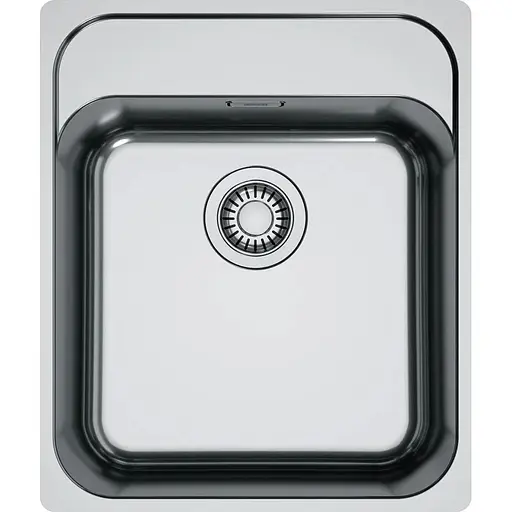 Кухонная мойка Franke Smart, нерж.сталь, прямоугольник, без крыльев, 430х510мм, чаша - 1, монтаж заподлицо, SRX 210-40 TL, нерж полиров.