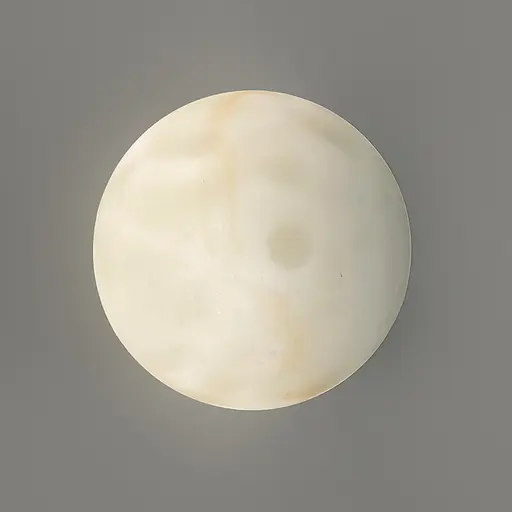 Бра-кулька Line F з імітацією мармуру з латунним корпусом Ø18 см Арт. WSG17-180 - фото 2