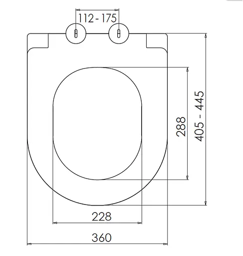 Сиденье для унитаза NKP Solid с крышкой и функцией микролифта 0421 - фото 9