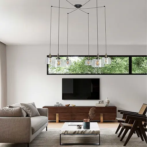 Люстра-павук LS 2134-6C - фото 4