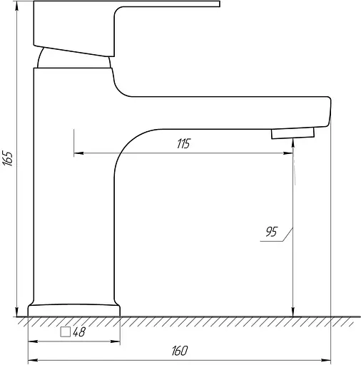 Смеситель для умывальника Domino Malibu DMM-101 Хром - фото 4