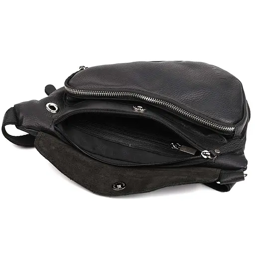 Кожаная сумка слинг Tiding 23х38х9 см sum0025598 - фото 6