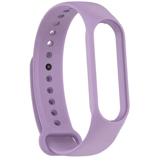 Силиконовый ремешок для Xiaomi Mi Band 7/6/5 Сиреневый / Elegant Purple - фото 2