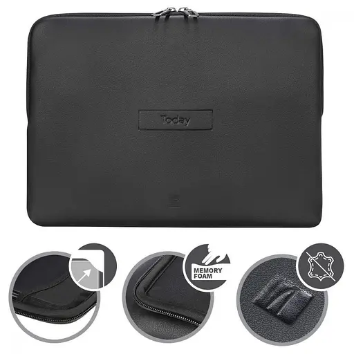 Чохол для ноутбука Tucano Today Sleeve 15/16 Black (BFTO1516-BK) - фото 5