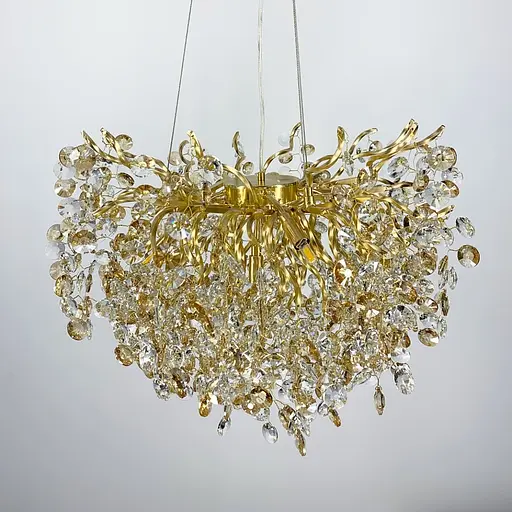 Подвесная люстра с хрустальными камешками Bouquet Line.F Диаметр 60см - фото 4