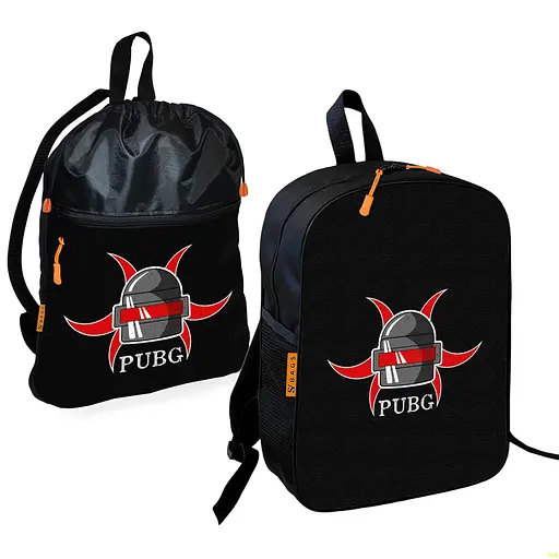 Шкільний рюкзак дитячий Пабг/PUBG + Сумка для взуття спортивної форми рюкзак-мішок для хлопчика (01793)