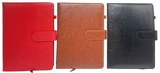 Блокнот, на магніті, А5, 100 аркушів, шкірозамінник Орнамент, 80 г/м², клітинка (В асортименті) - фото 2