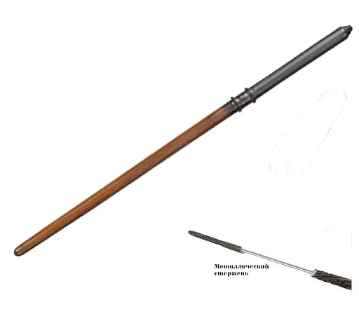 Чарівна паличка Драко Малфоя з металевим сердечником у подарунковій упаковці 35 см 6-117-2 - фото 2