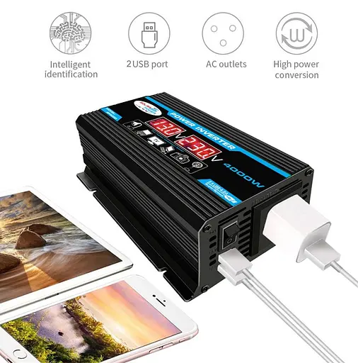 Преобразователь напряжения AC-DC M14-2 (104-2) 600W 220В 2хUSB - фото 6