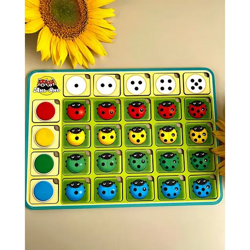 Настольная игра-сортер Ubumblebees Солнышко PSF063 цвет, счет и направления - фото 3
