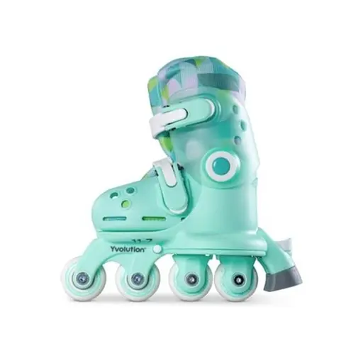 Детские раздвижные ролики Twista Yvolution YR25G4 размер 24-28 салатовый - фото 3