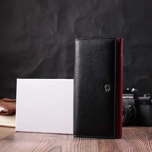 Жіночий шкіряний гаманець ST Leather 18.5х9х3 см acs0029464 - фото 8