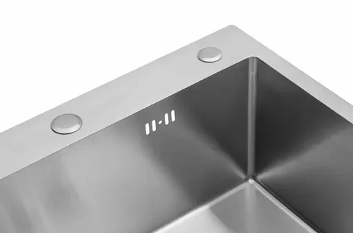 Кухонная мойка Kroner KRP Derby - 5050HM Brush (2,5/0,5 мм) (CV027234) - фото 3