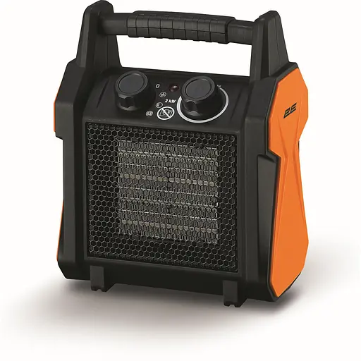 Теплова гармата 2E електрична 2,0 кВт, площа обігріву 20 кв.м., чорний (2E-AHC2000P) - фото 1